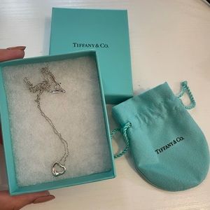 COPY - Tiffany & co heart pendant necklace in silver